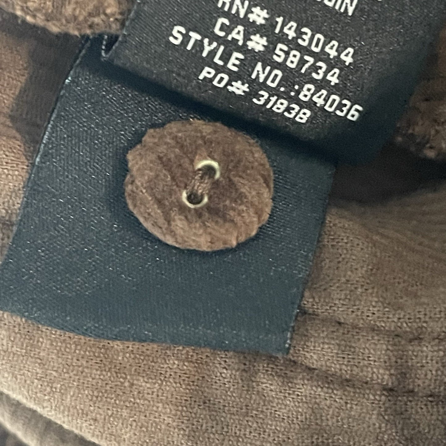 7 For All Mankind Brown Velvety Corduroy High Rise Crop Wide Leg Pants 2 (27x23)