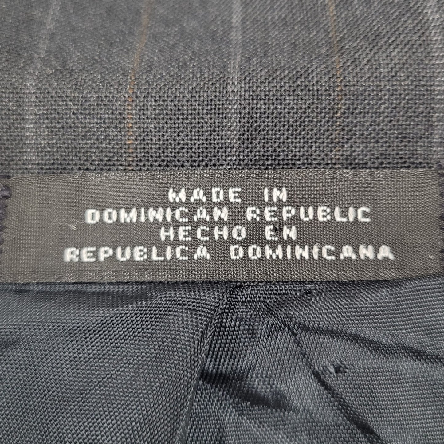 Towncraft Grey Worsted Wool Blend Pinstriped 2 Button Blazer Sport Coat Size 42