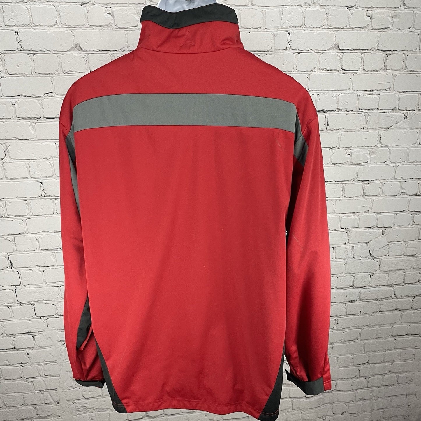 Antigua Red Ohio State Rose Bowl Game 2019 Pullover Zipped Jacket Size Large L