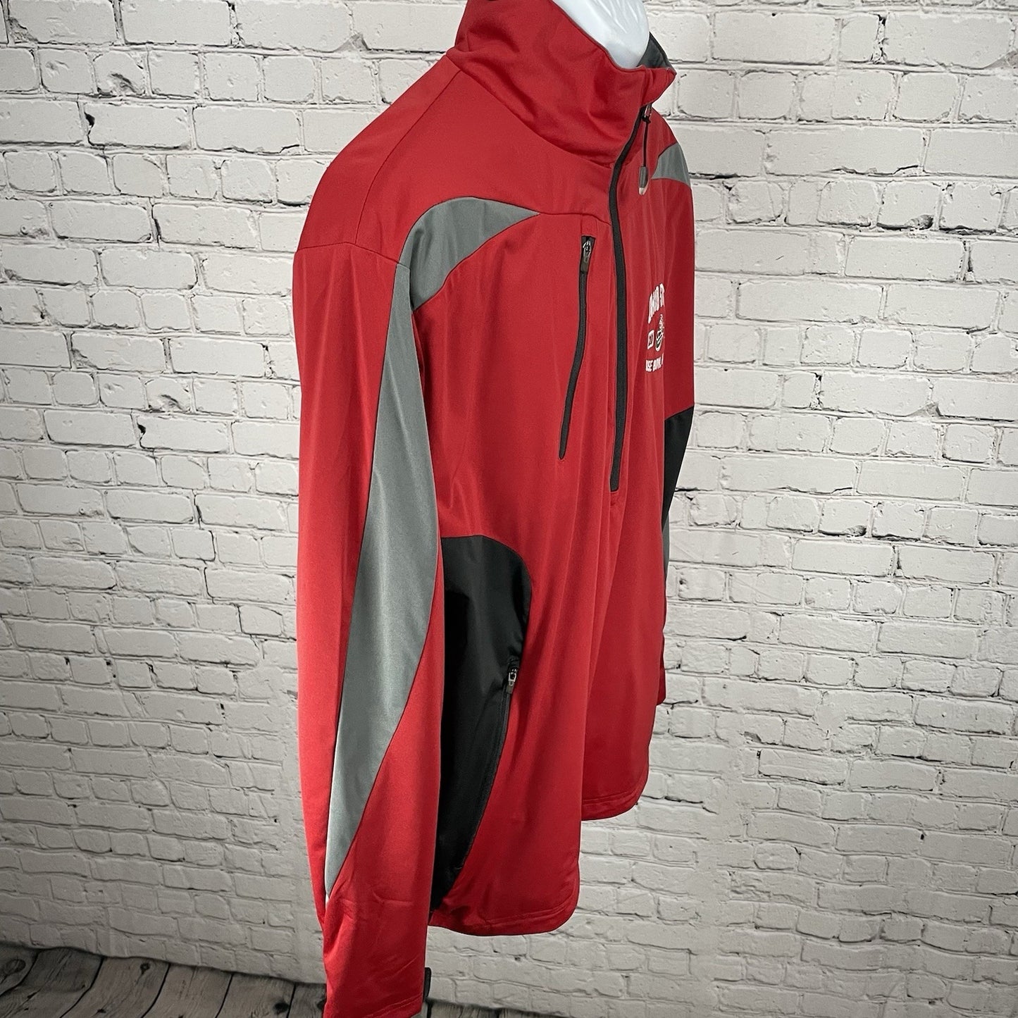 Antigua Red Ohio State Rose Bowl Game 2019 Pullover Zipped Jacket Size Large L
