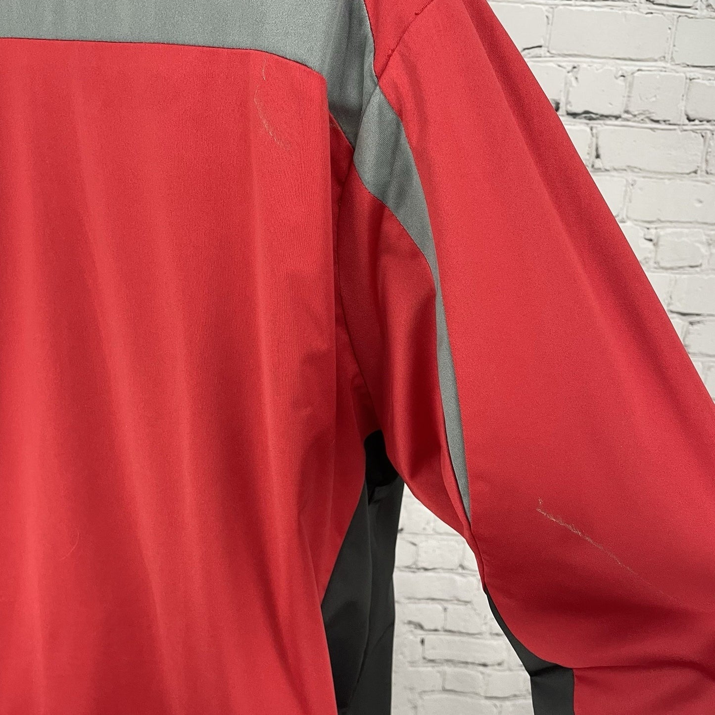Antigua Red Ohio State Rose Bowl Game 2019 Pullover Zipped Jacket Size Large L