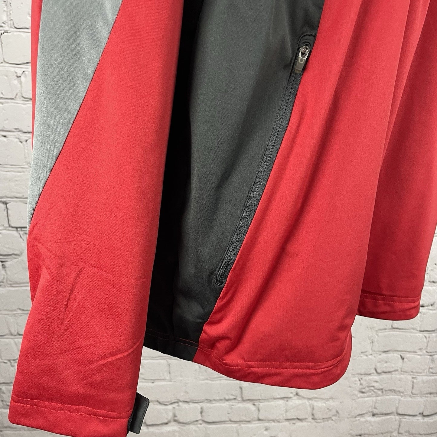 Antigua Red Ohio State Rose Bowl Game 2019 Pullover Zipped Jacket Size Large L