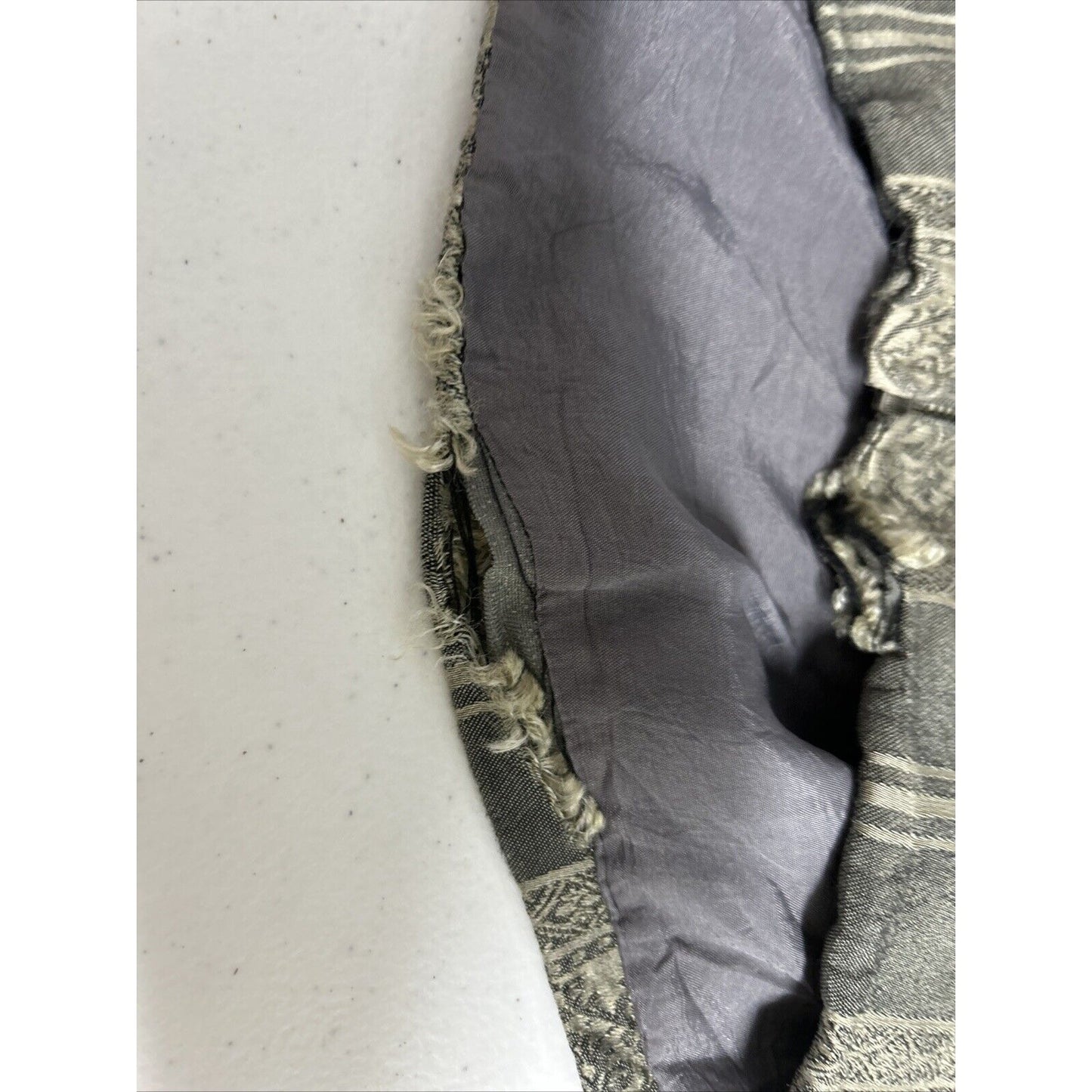 VTG Emanuel Ungaro Petite Gray Cropped Front Full Zip Closure Women’s Vest 6P