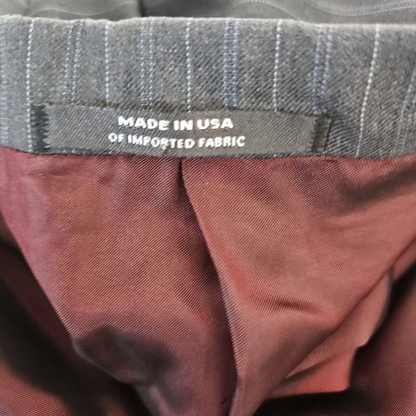 NWT Austin Reed Blazer Grey Pin Striped Super 100s 2 Button Single Breast 39 R