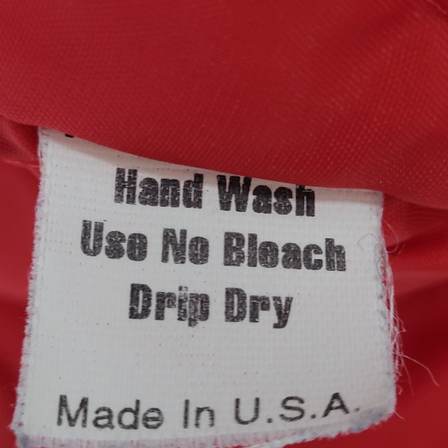 VTG Birdie Racing Products Red Snapped Bomber Jacket USA Made Retro Large L