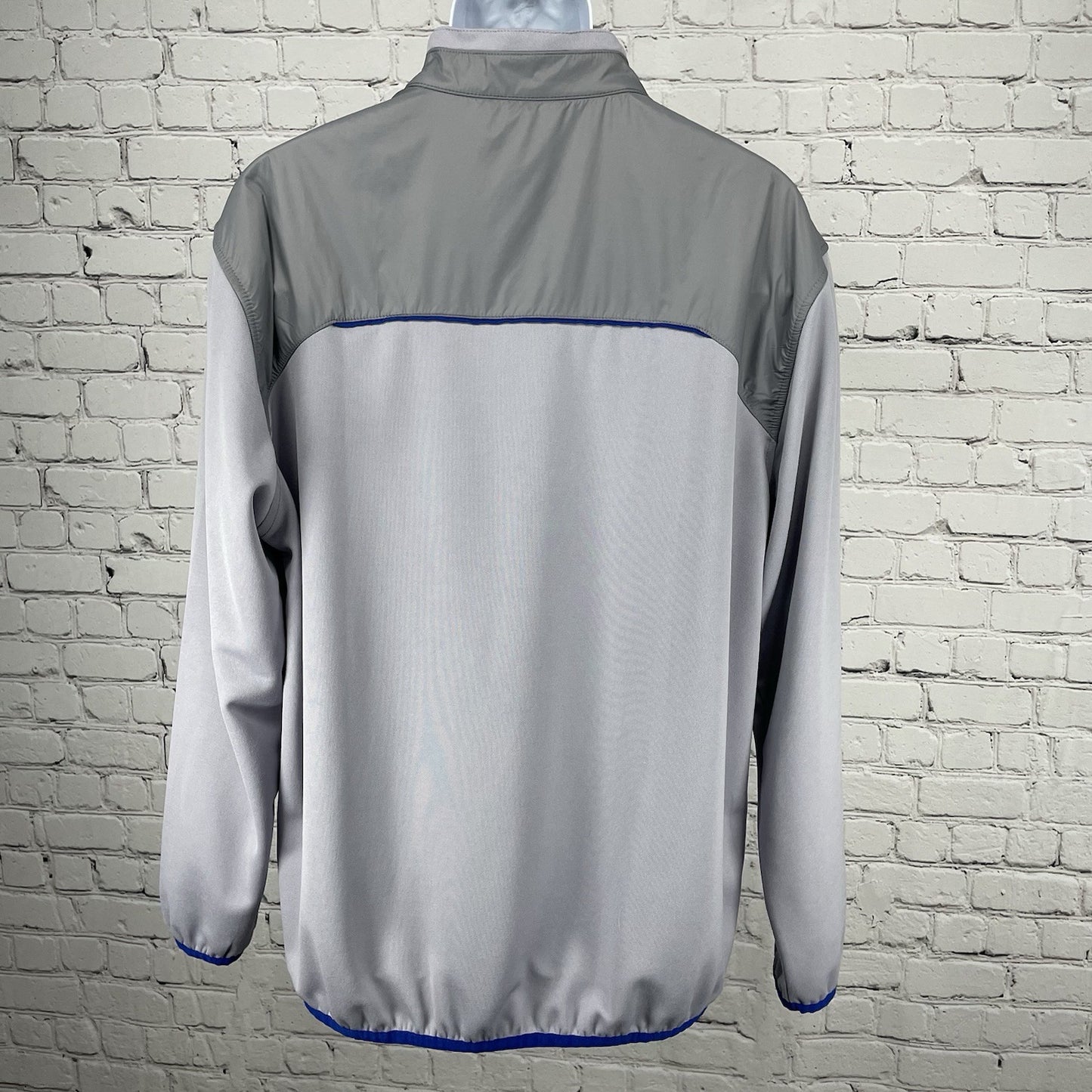 Pebble Beach Grey Purple Performance 1/4 Zip Pullover Sweater Golf Size XL