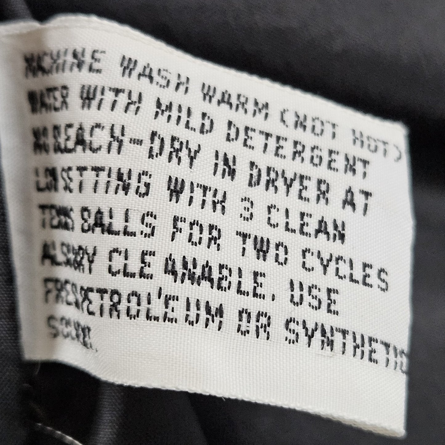 VTG J.J. Cochran Black Duck Down Feather Pocket Long Coat Parka Large 42-44