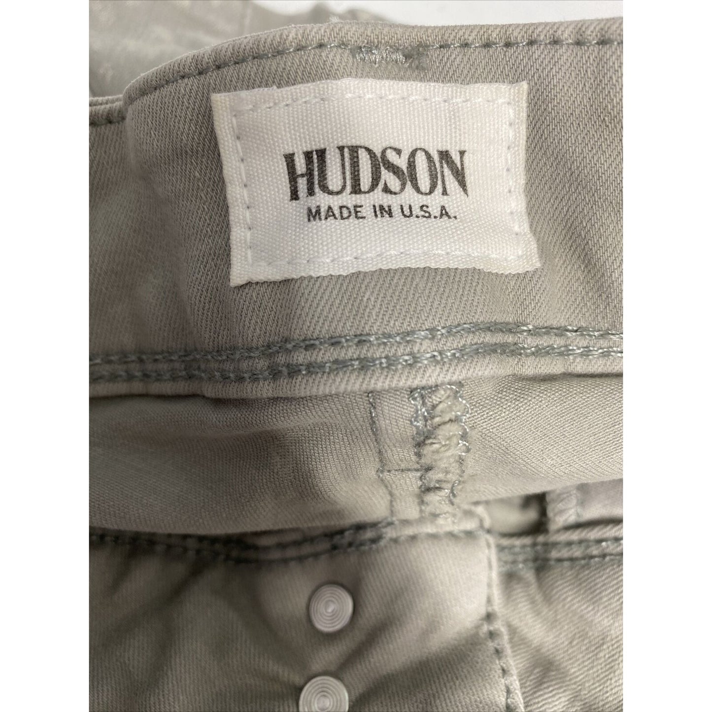Hudson Gray Animal Print Kylie Crop Skinny Leg With Cuff Jeans (26 x 26.5)