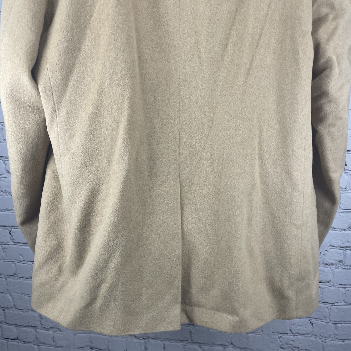 VTG Rochester Couture Tan 2 Button Vented Blazer Sport Coat USA Made Size 50L