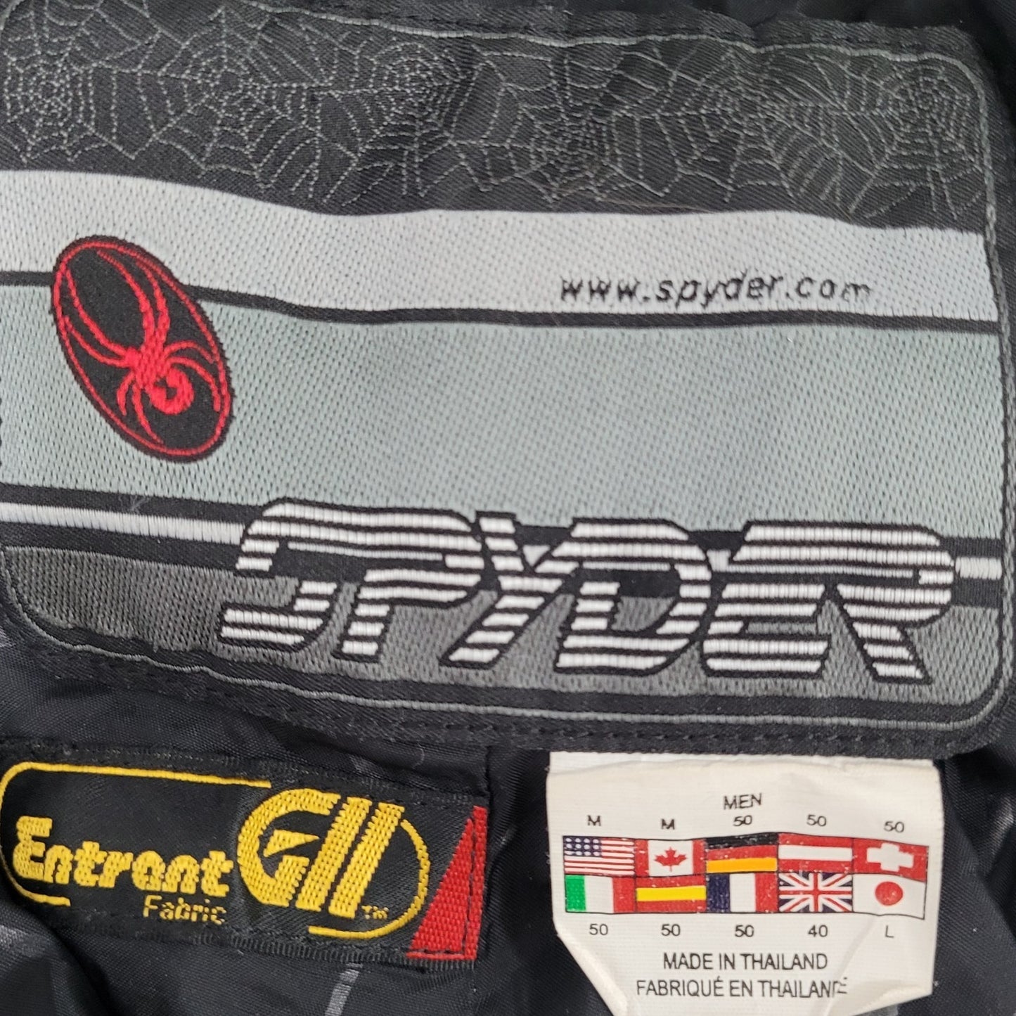 Spyder Black Adjustable Waist Snow Ski Bibs Pants Size Medium M (32x30)