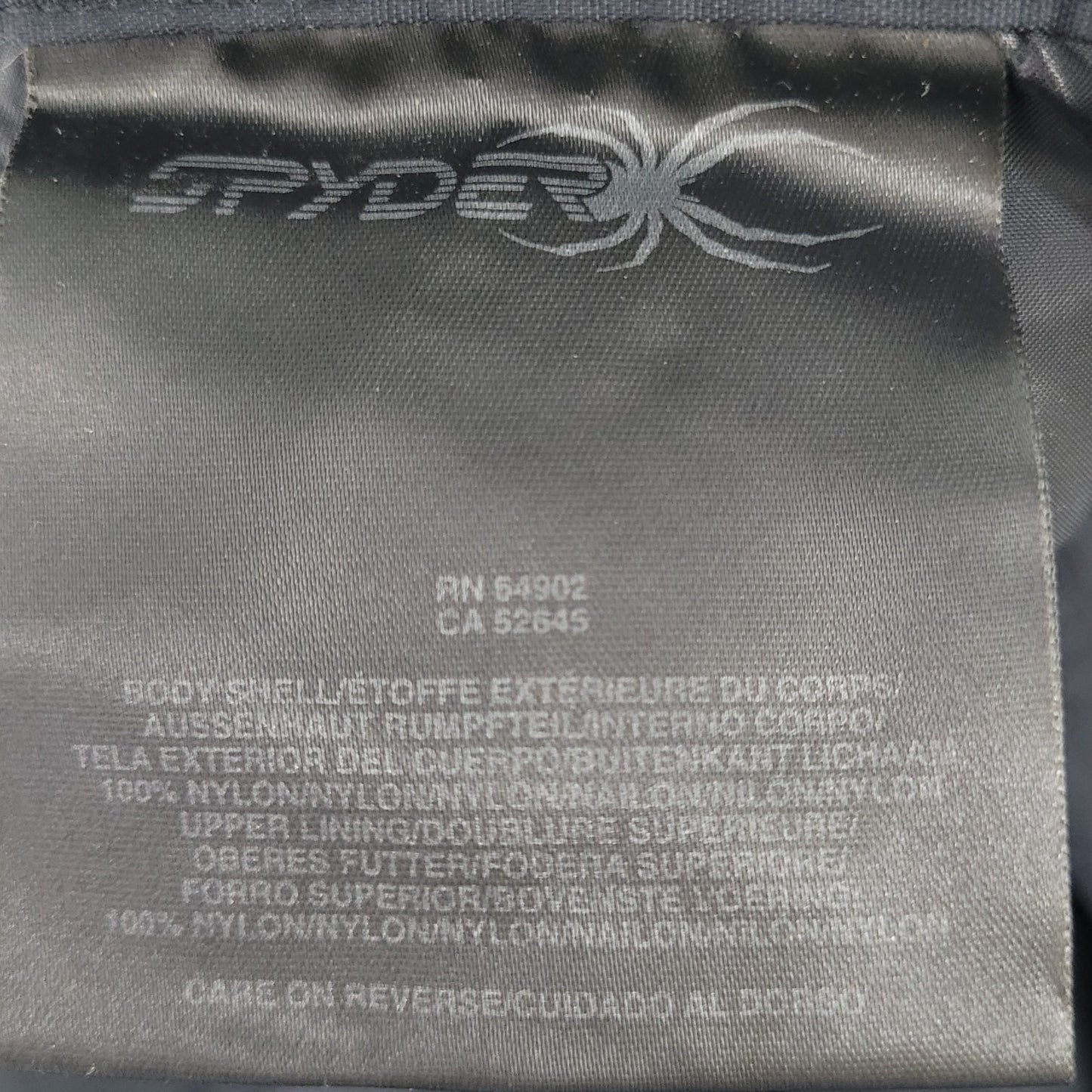 Spyder Black Adjustable Waist Snow Ski Bibs Pants Size Medium M (32x30)
