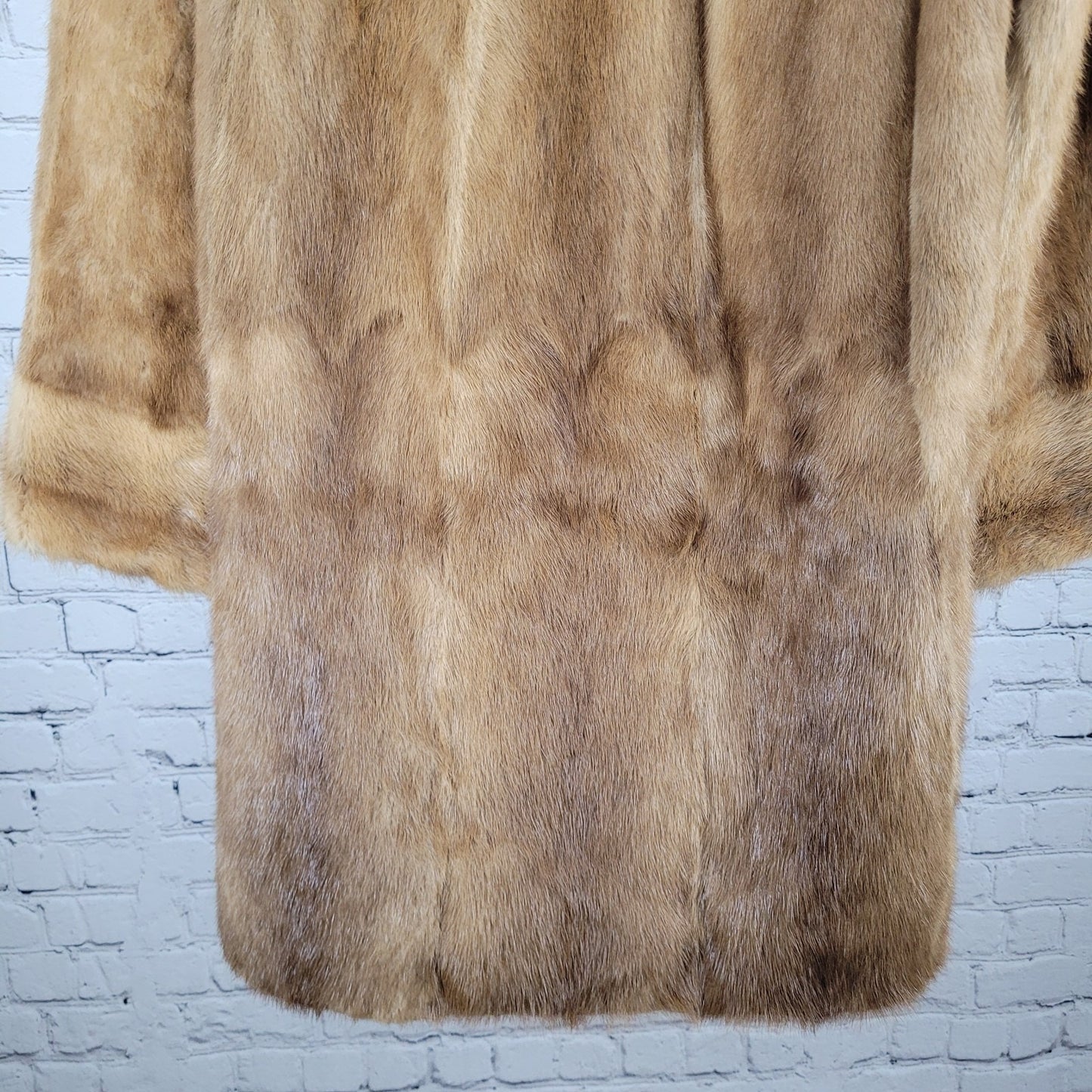 VTG Berkeley Furs The House Of Mink Burwood Brown Lined Overcoat Size Large L