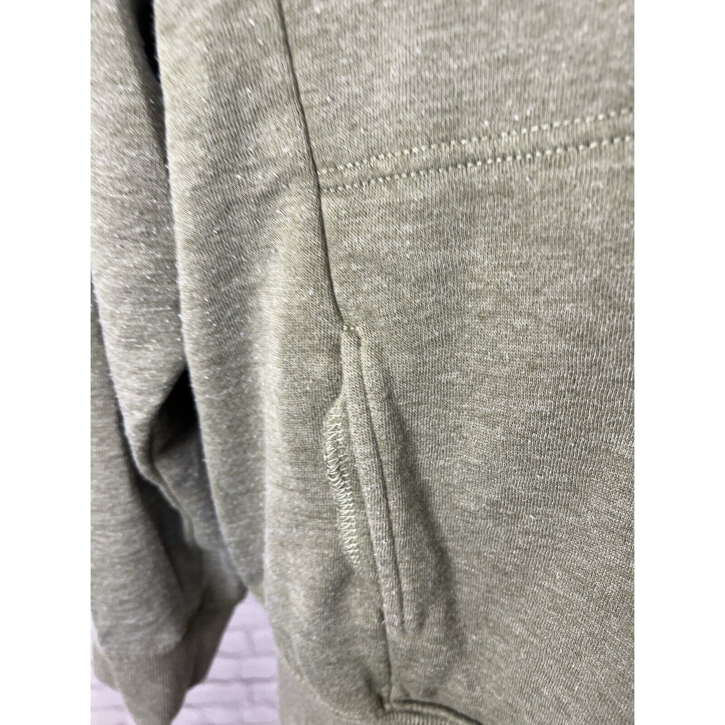 Peloton Green 1/2 Zip Pullover Soft Hoodie Bike Cycling Pockets Unisex Size XL