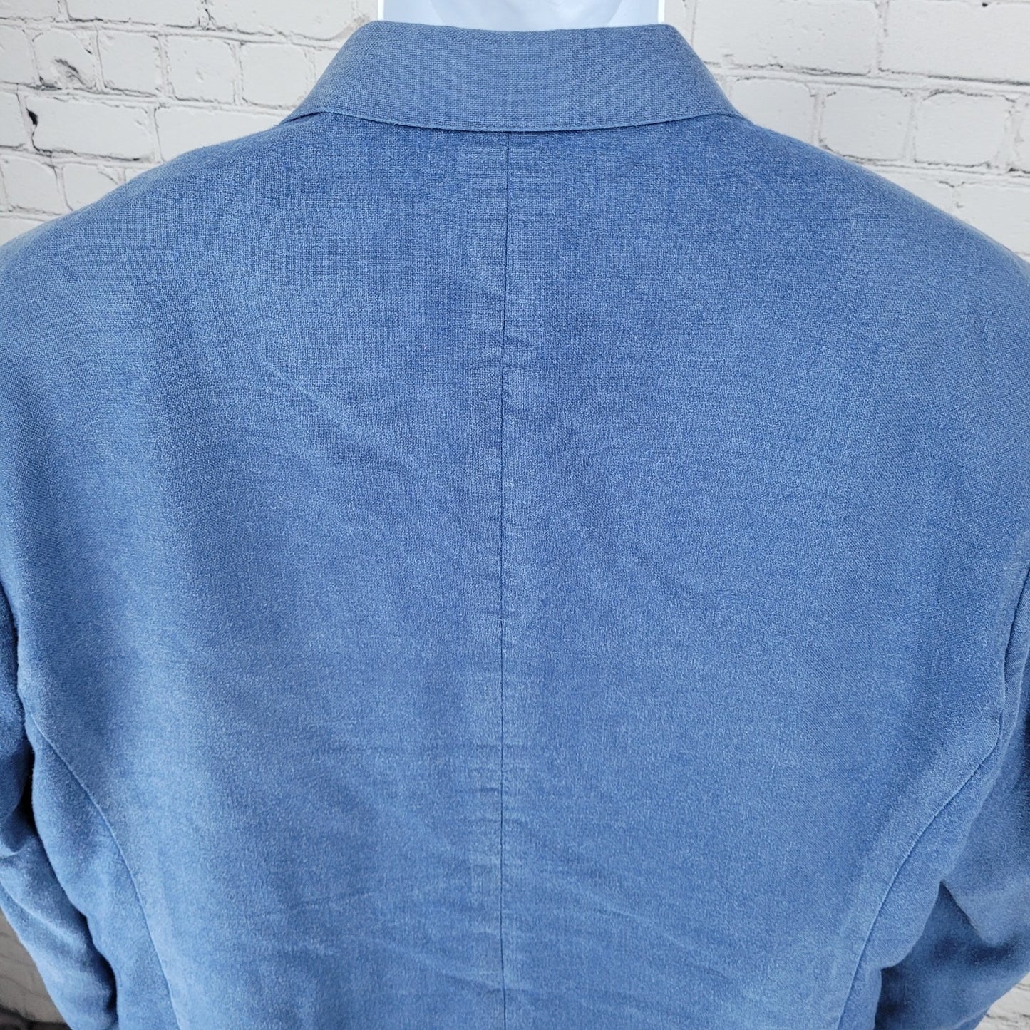 VTG Hart Schaffner Marx Blue 2 Button Vented Blazer Sport Coat USA Made Size 46R
