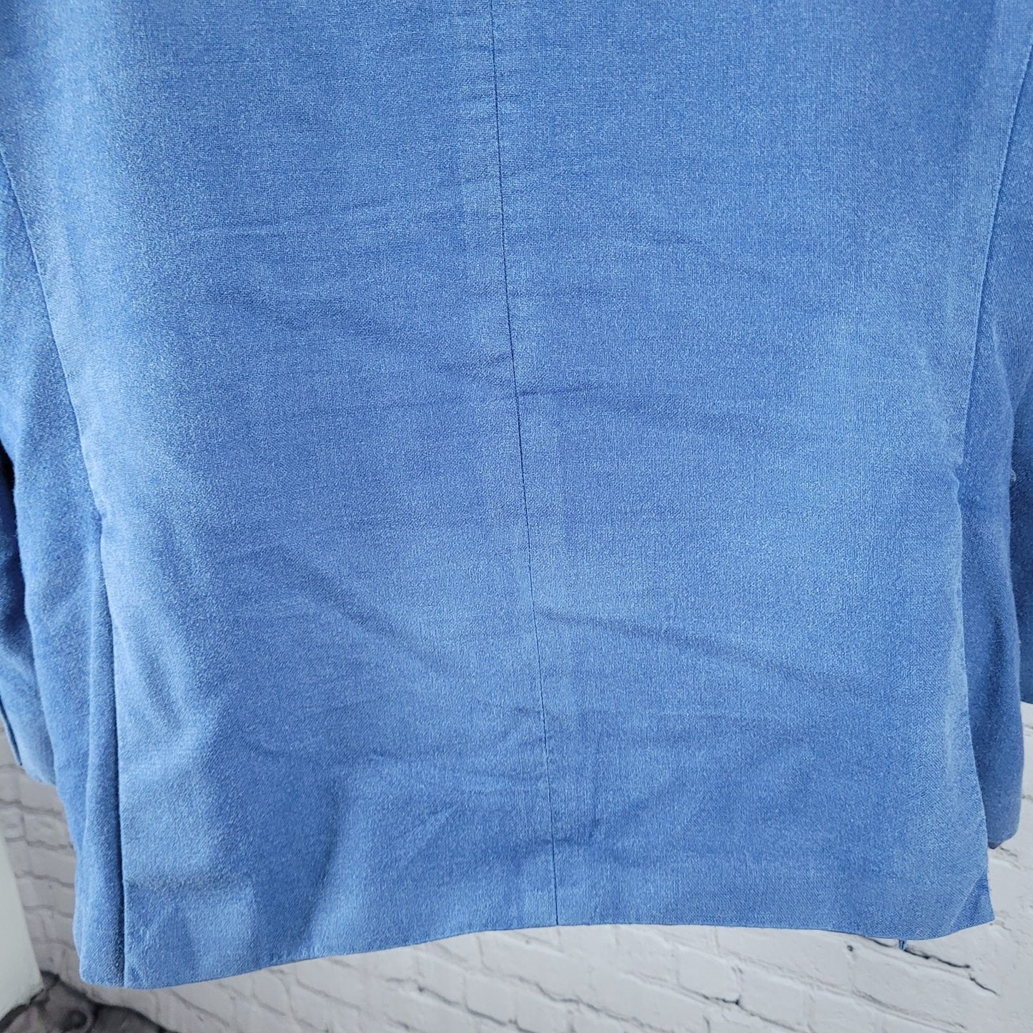VTG Hart Schaffner Marx Blue 2 Button Vented Blazer Sport Coat USA Made Size 46R