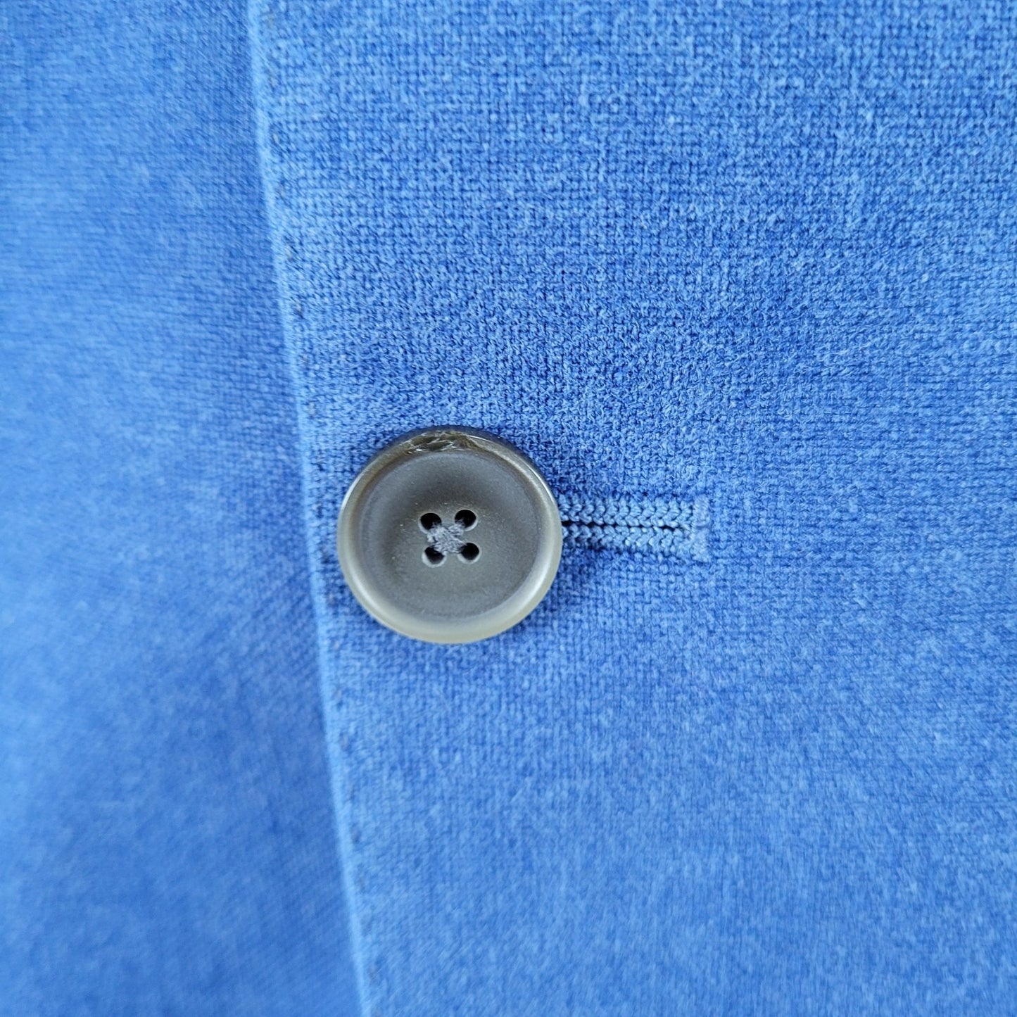 VTG Hart Schaffner Marx Blue 2 Button Vented Blazer Sport Coat USA Made Size 46R