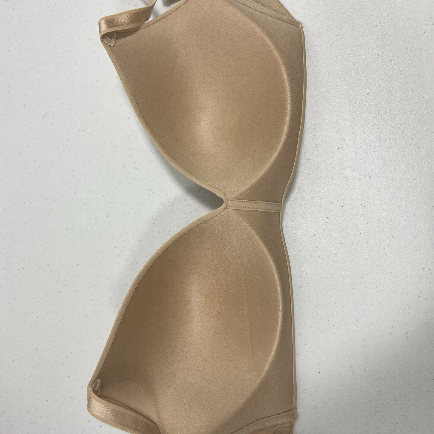 Auden The Bliss Beige Nude Bra Lightly Lined Wirefree Seamless Convertible 34D
