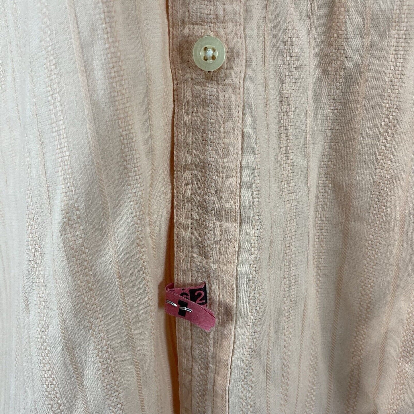 Tommy Bahama Peach Orange Linen Cotton Lightweight Button Up Shirt Size Large L