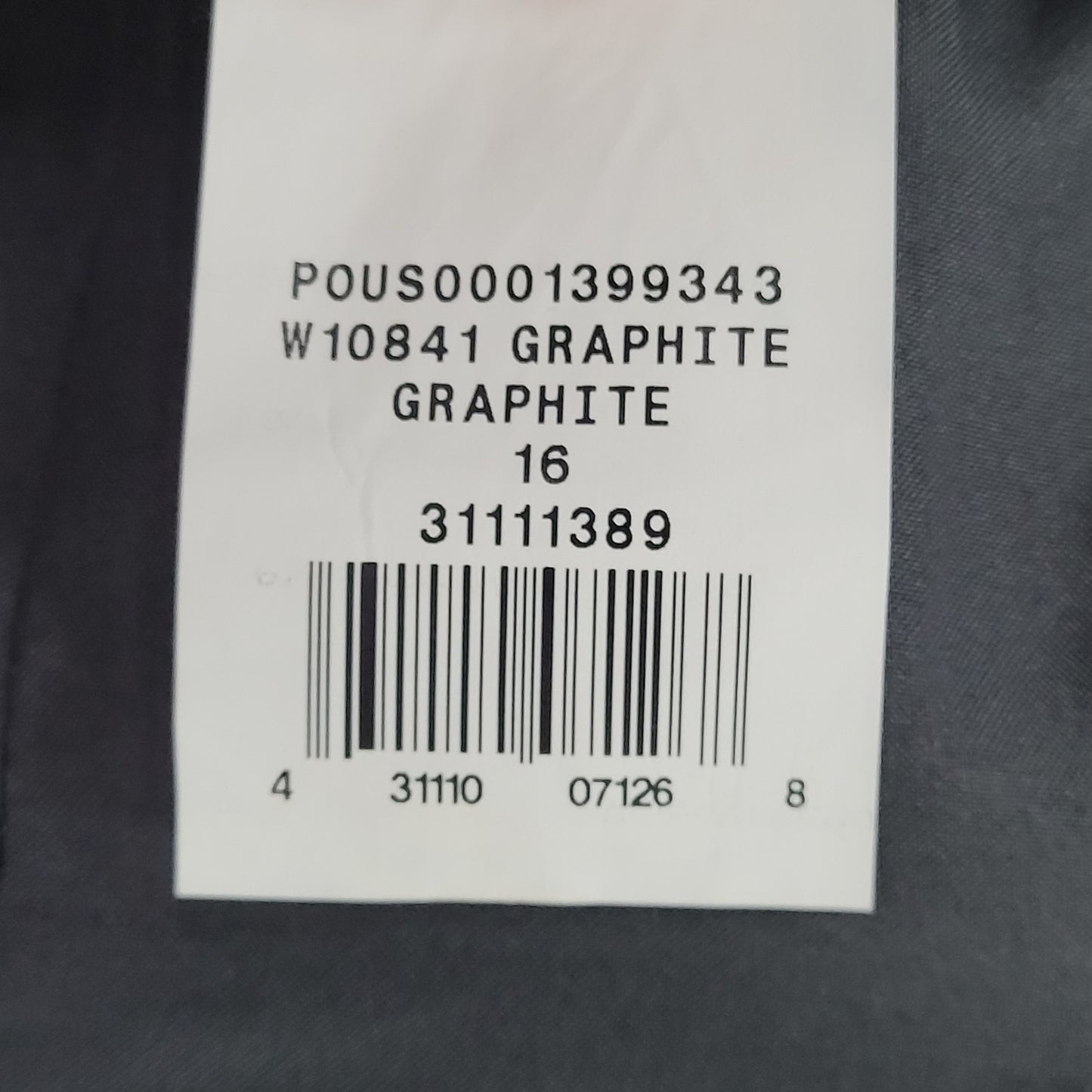 David's Bridal Graphite Grey Chiffon Pleated Back Tie Bridesmaid Dress Size 16