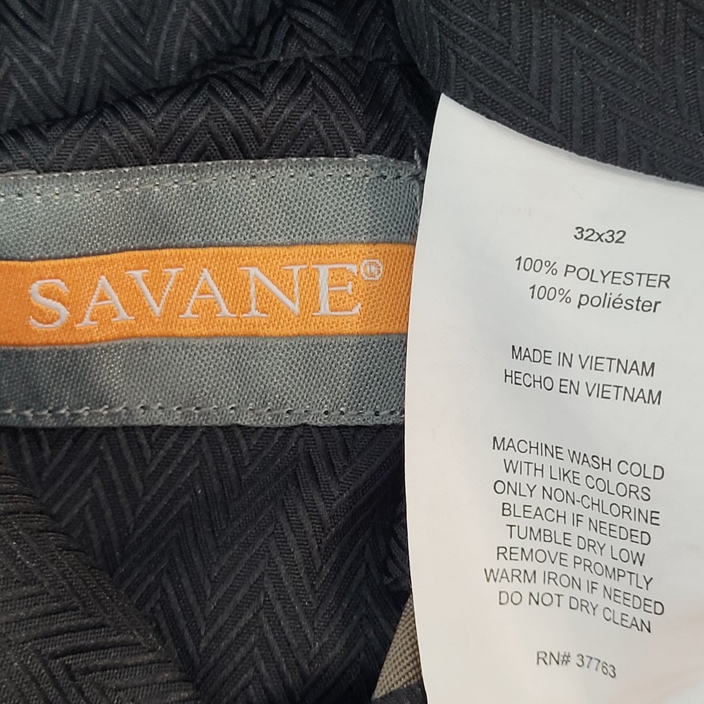 Savane Green Khaki Pleated Cuffed Tapered Dress Pants Size 32x32 (32x32)