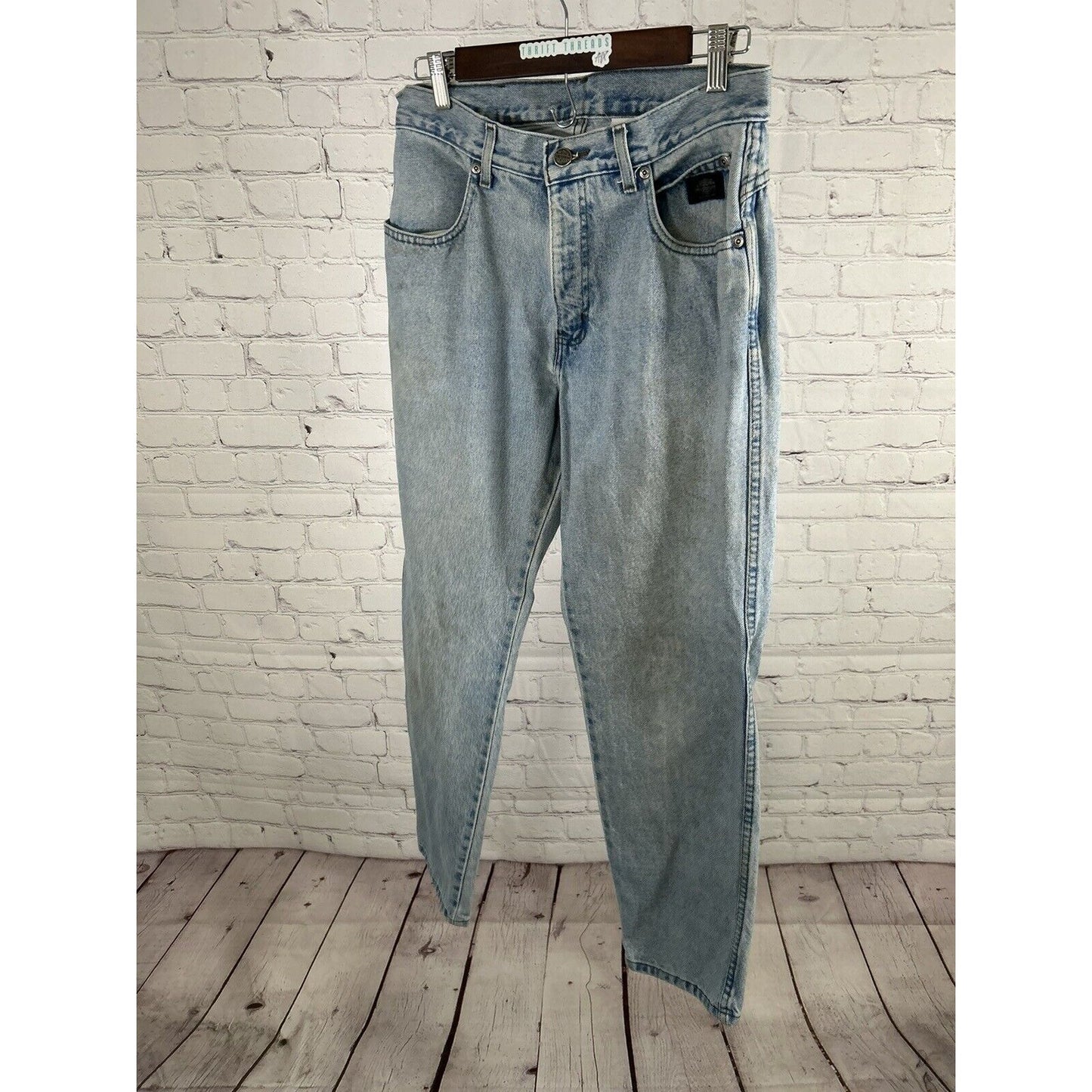 Harley Davidson Light Wash Straight Leg Women’s Denim Blue Jeans 10P (28 x 29.5)