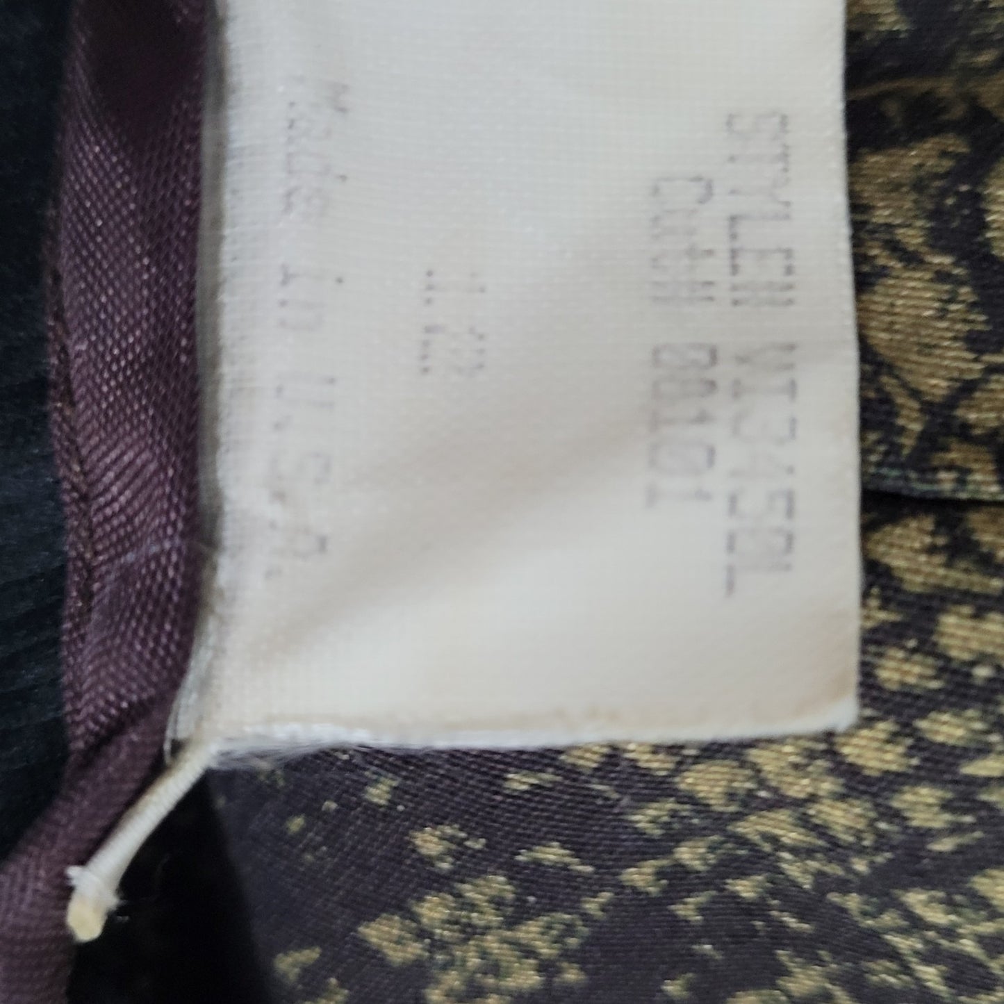 VTG Cache Brown Snakeskin Stretch High Rise Pants USA Made Size 12 (28x31)