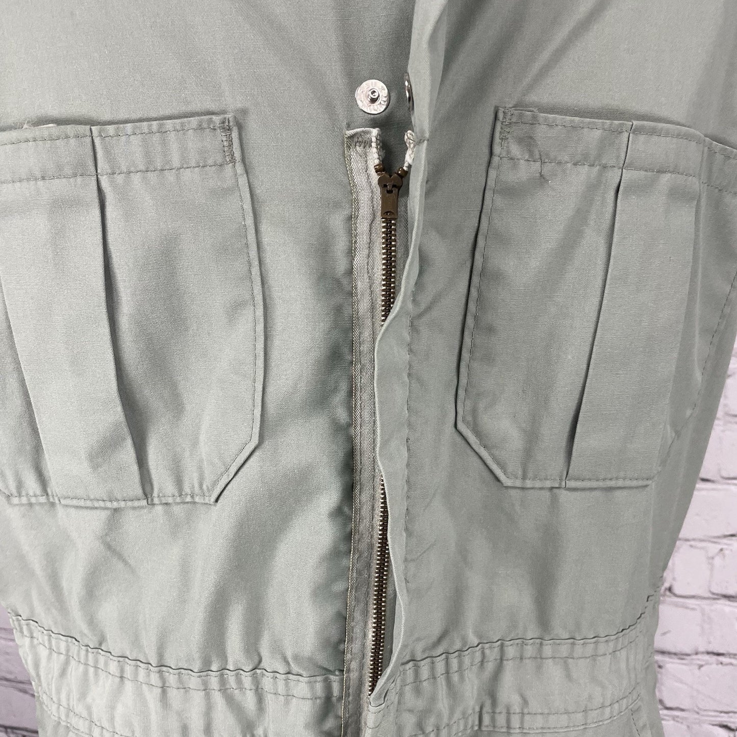 VTG Continental Walls Green Short Sleeve Uniform Workwear Coveralls Size 36R