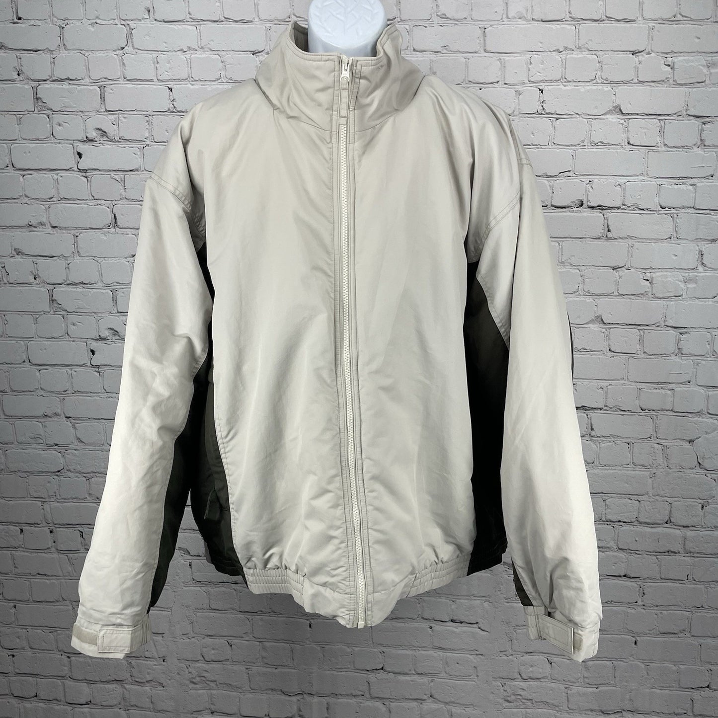 Redhead Beige Insulated Zipped High Collared Outdoors Coat Pockets Size 3XL