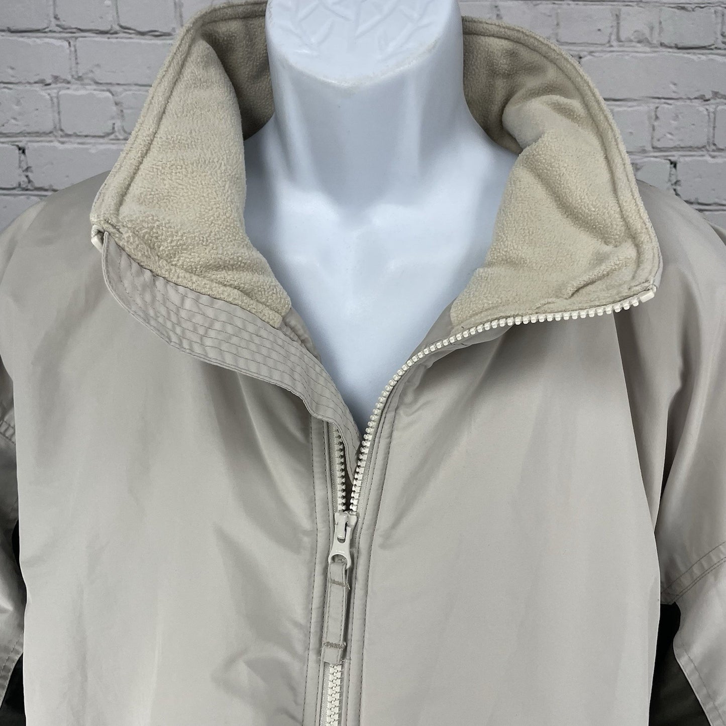 Redhead Beige Insulated Zipped High Collared Outdoors Coat Pockets Size 3XL