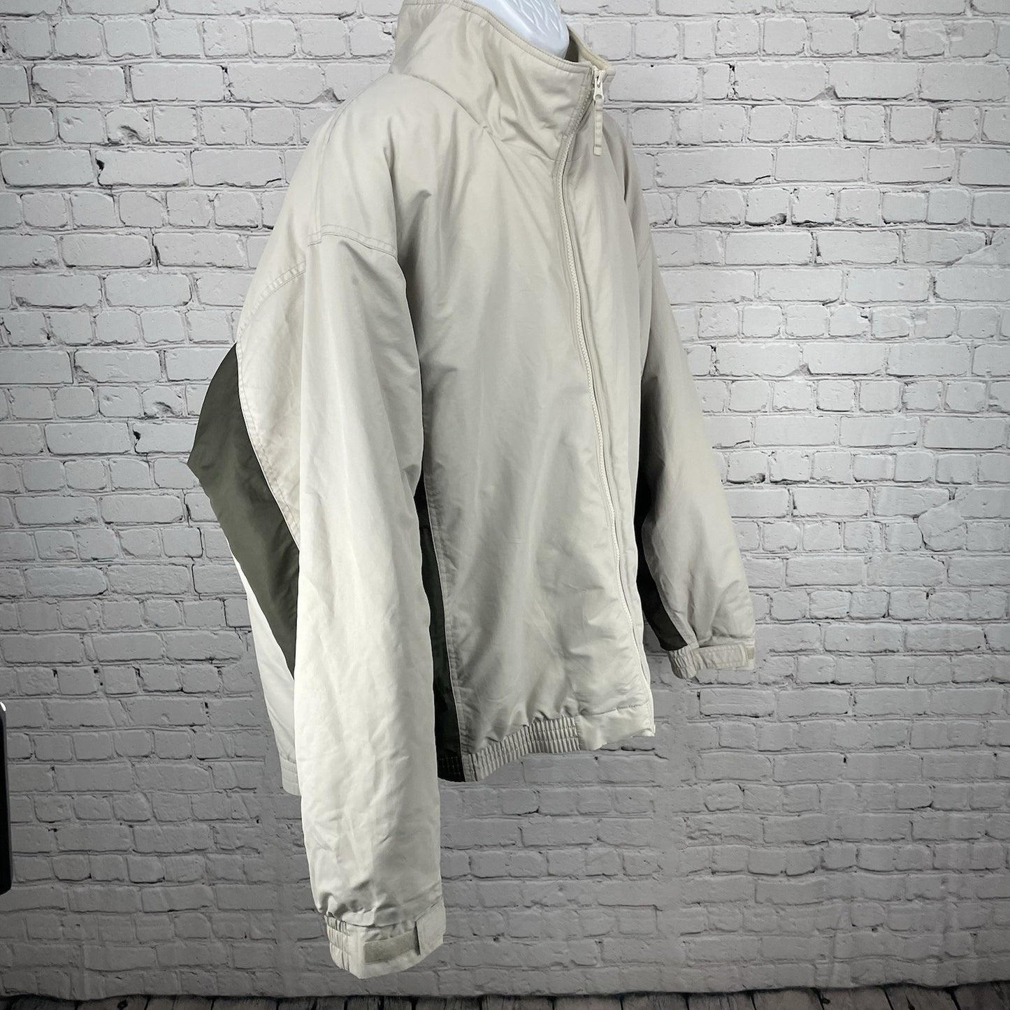 Redhead Beige Insulated Zipped High Collared Outdoors Coat Pockets Size 3XL
