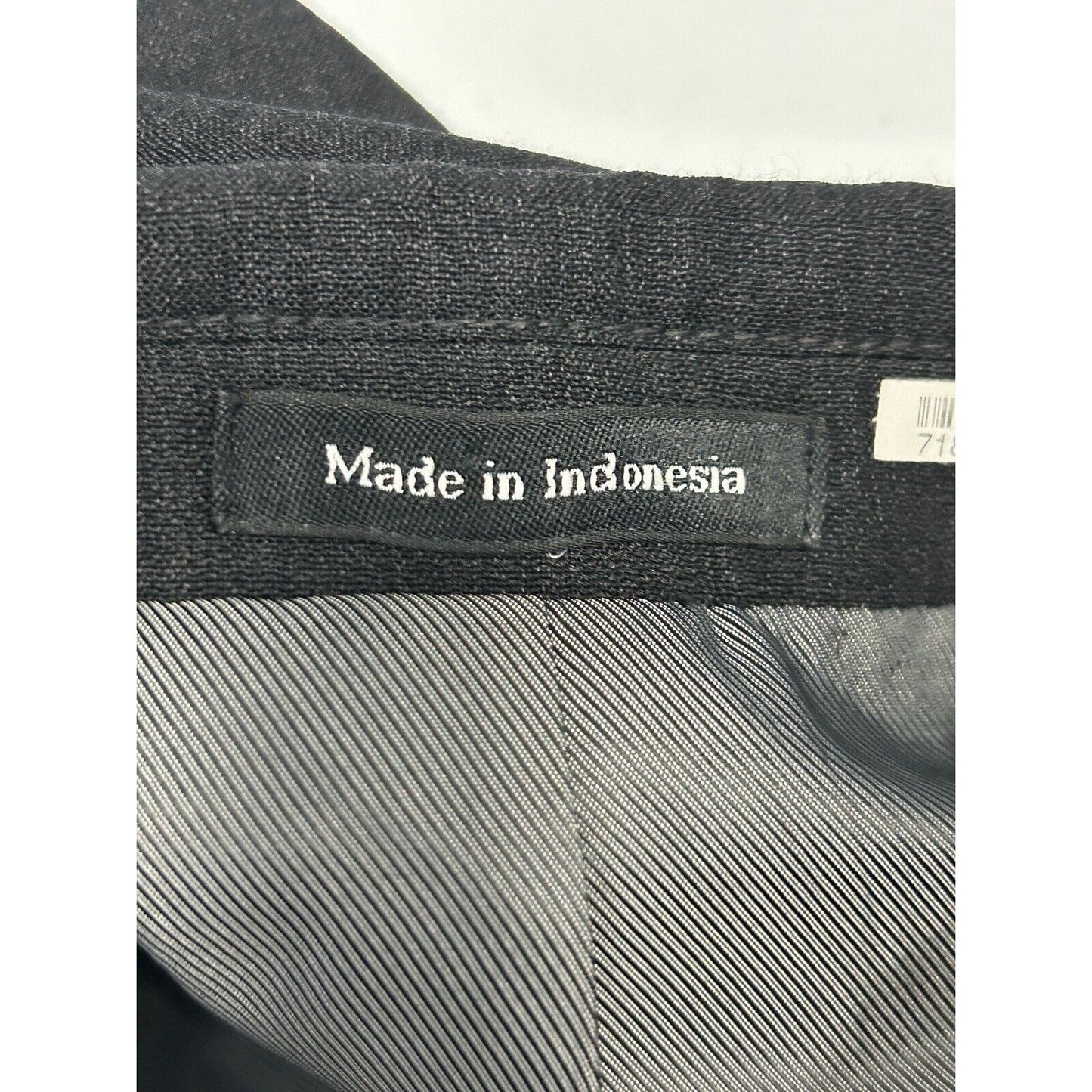 Pronto Uomo Black Double Vented 2 Button Collared Sport Coat Blazer Size 48L