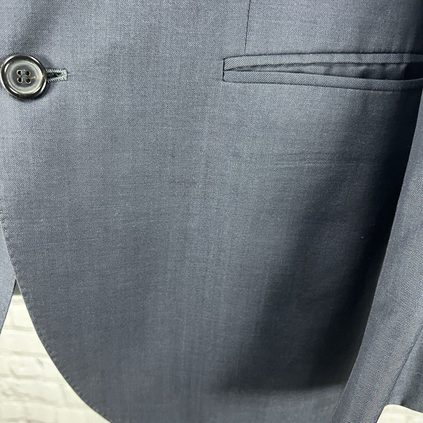 HUGO BOSS Blue The Jam 76/Sharp 1 Virgin Wool Jacket Blazer 36R *Defects