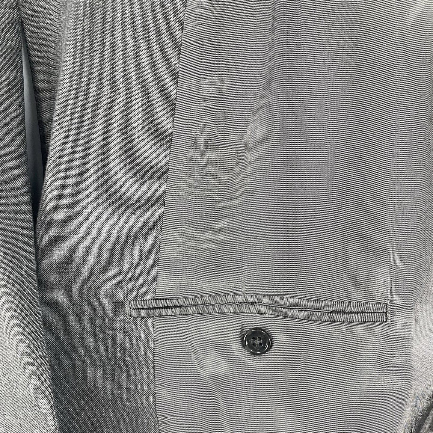 Michael Kors Grey Two Button Double Vented Notch Blazer Sport Coat Size 46R