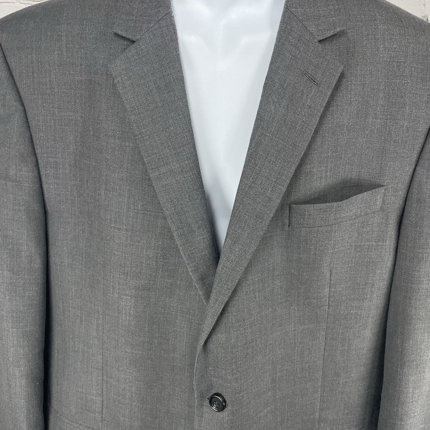 Michael Kors Grey Two Button Double Vented Notch Blazer Sport Coat Size 46R