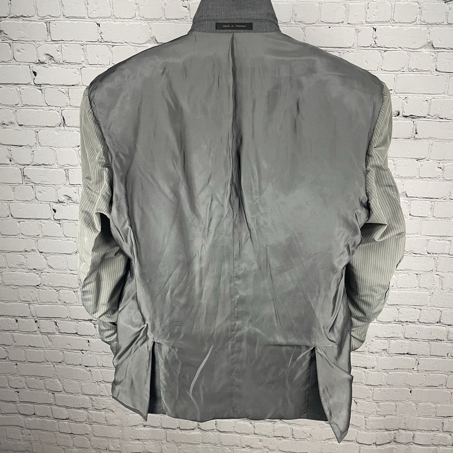 Michael Kors Grey Two Button Double Vented Notch Blazer Sport Coat Size 46R