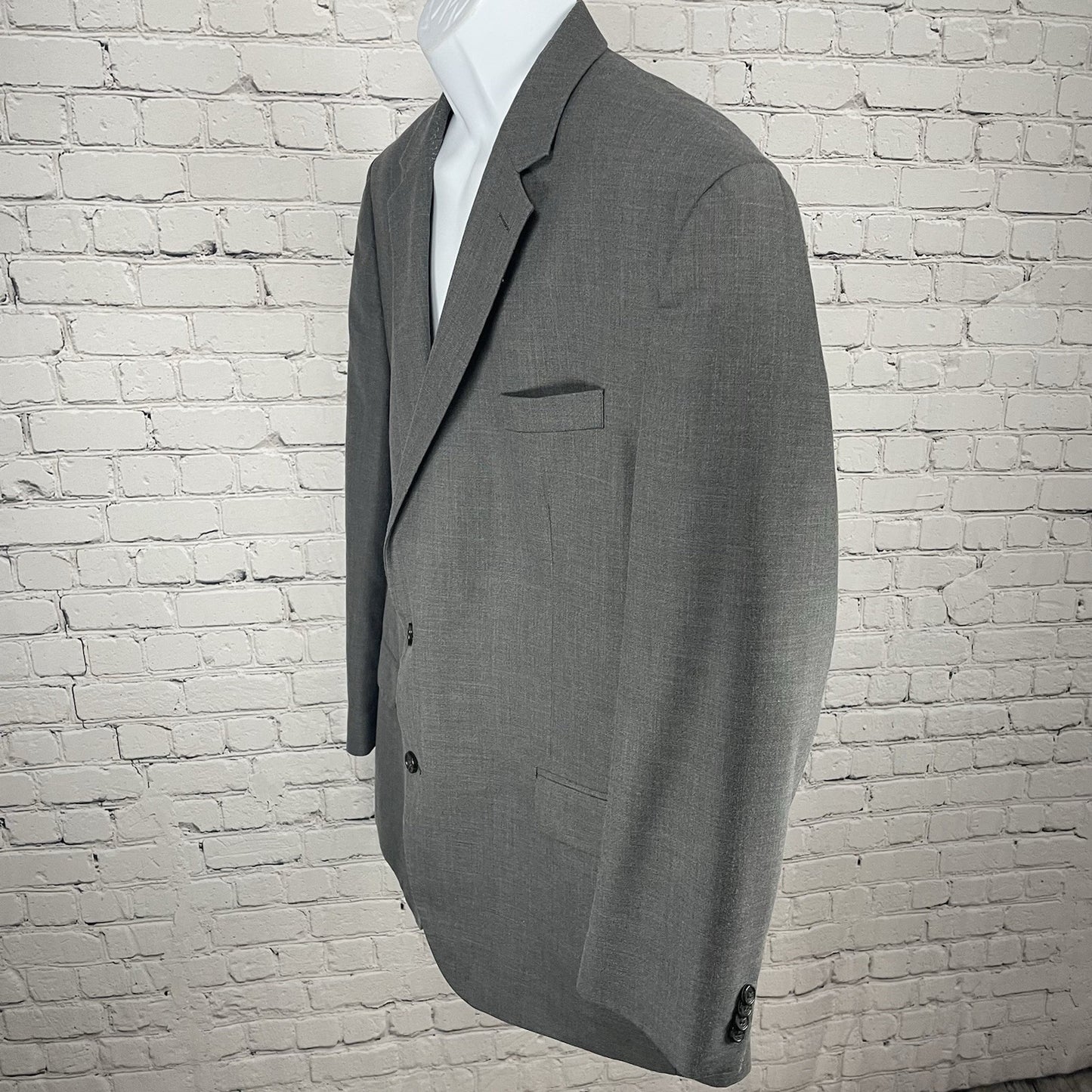Michael Kors Grey Two Button Double Vented Notch Blazer Sport Coat Size 46R