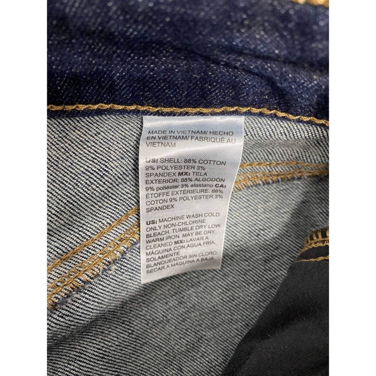Chico’s Define Me Denim Slim Leg Mid Rise Dark Wash Denim Jeans Women’s (27x32)