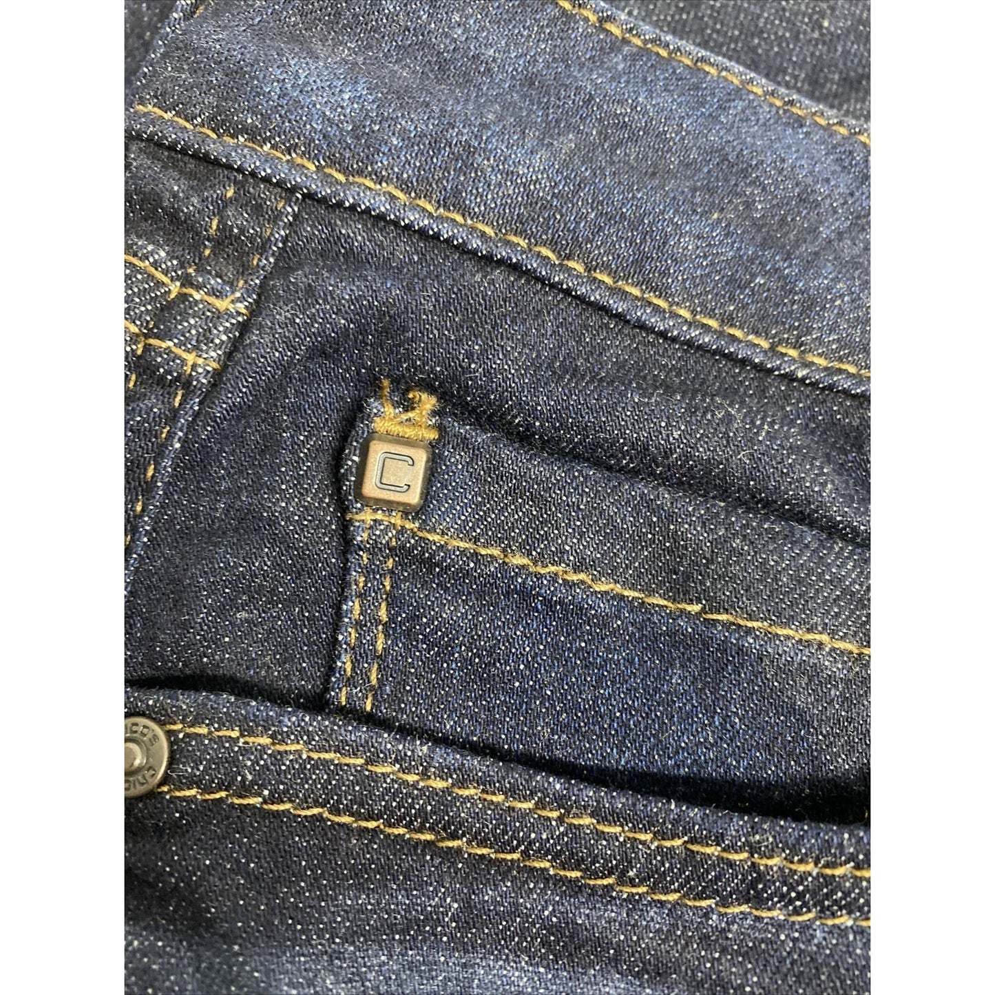 Chico’s Define Me Denim Slim Leg Mid Rise Dark Wash Denim Jeans Women’s (27x32)