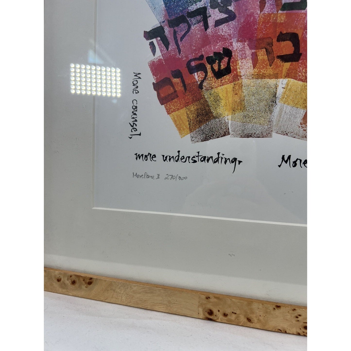 More Peace Lithograph Print Framed Kolbo Fine Judica Gallery Signed 270/300