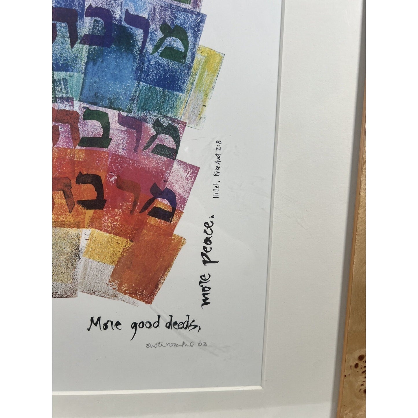 More Peace Lithograph Print Framed Kolbo Fine Judica Gallery Signed 270/300