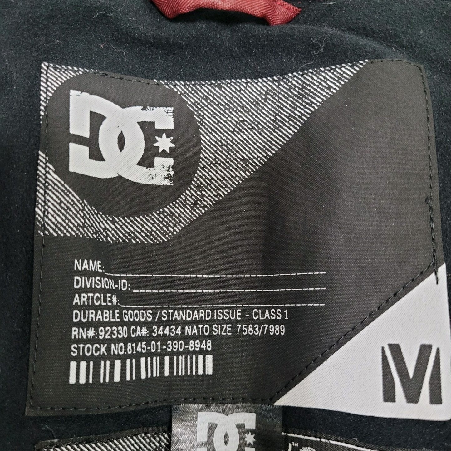 DC Exotex 8000 Red Weather Protective Snowboard Pants Snow Bib Medium M (34x33)