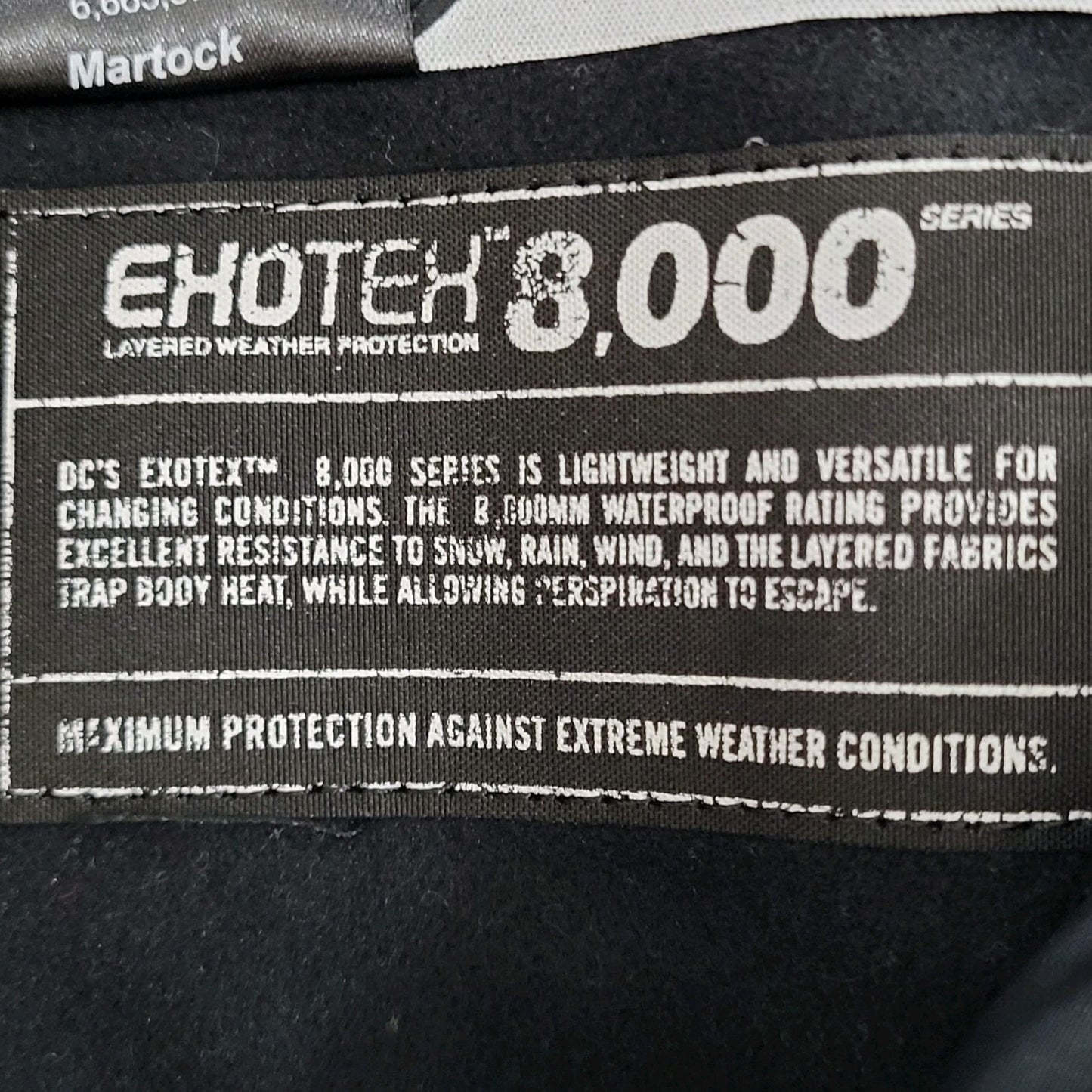 DC Exotex 8000 Red Weather Protective Snowboard Pants Snow Bib Medium M (34x33)
