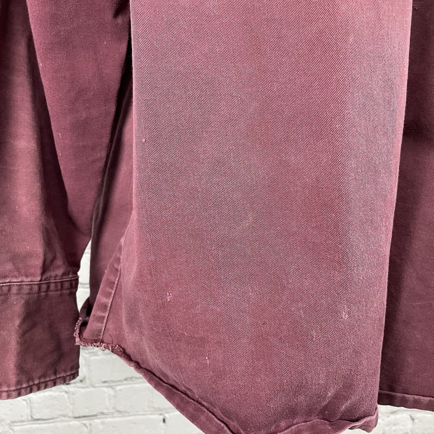 Wrangler Purple Cotton Distressed Western Pearl Snap Long Sleeve Shirt Size 2XL