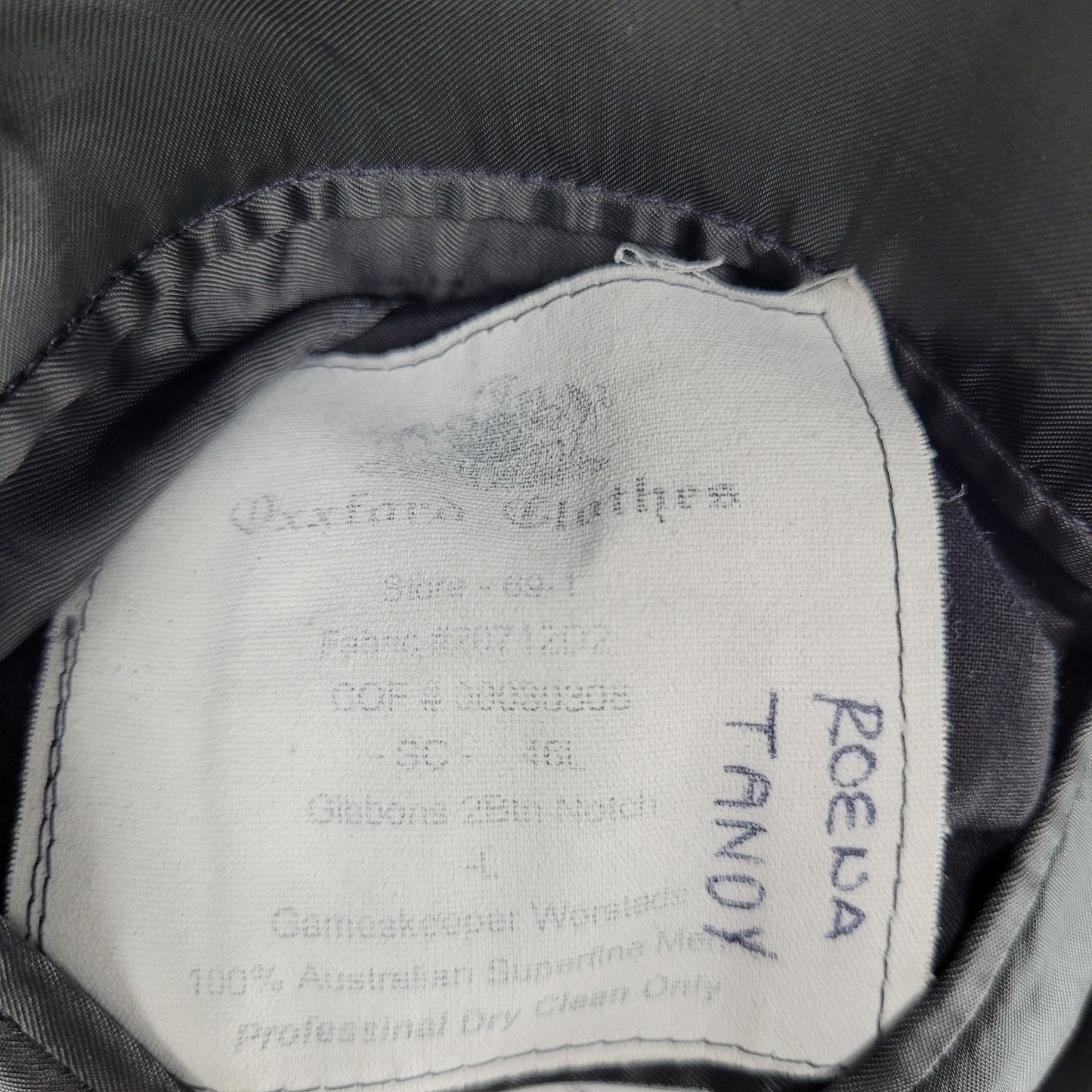 Neiman Marcus Oxxford Clothes Grey Merino Wool Check 2 Button Blazer Size 46L