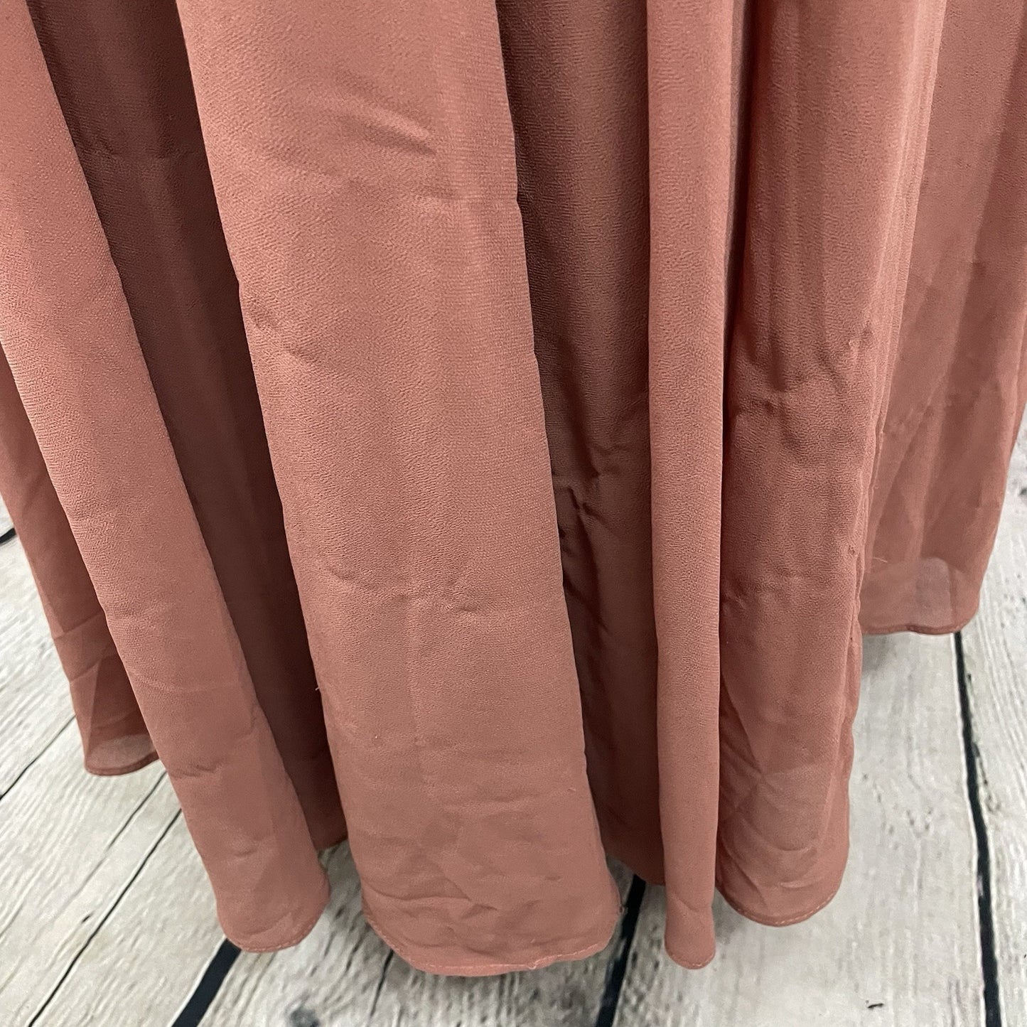 NWD Lulus Dusty Pink Sleeveless Lined Prom Bridesmaid Maxi Dress Size Medium