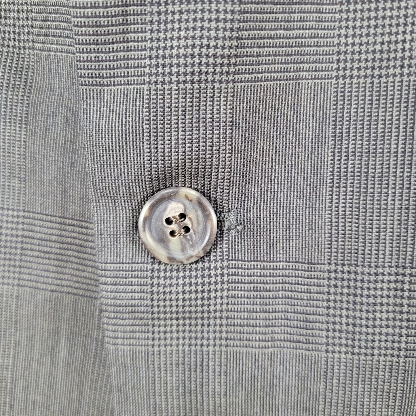 VTG Brooks Brothers Brown Wool Houndstooth Blazer Sport Coat USA Made Size 42R