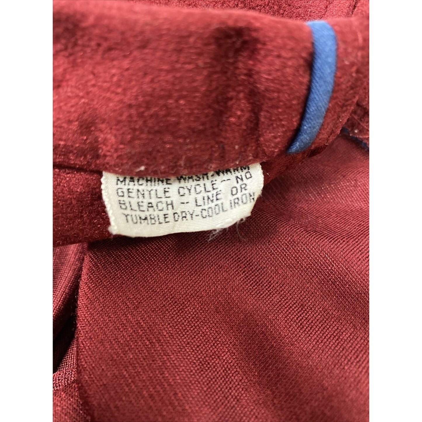 VTG Christian Dior 1970’s Long Half Sleeve Red Pink House Robe Belt O/S *defects
