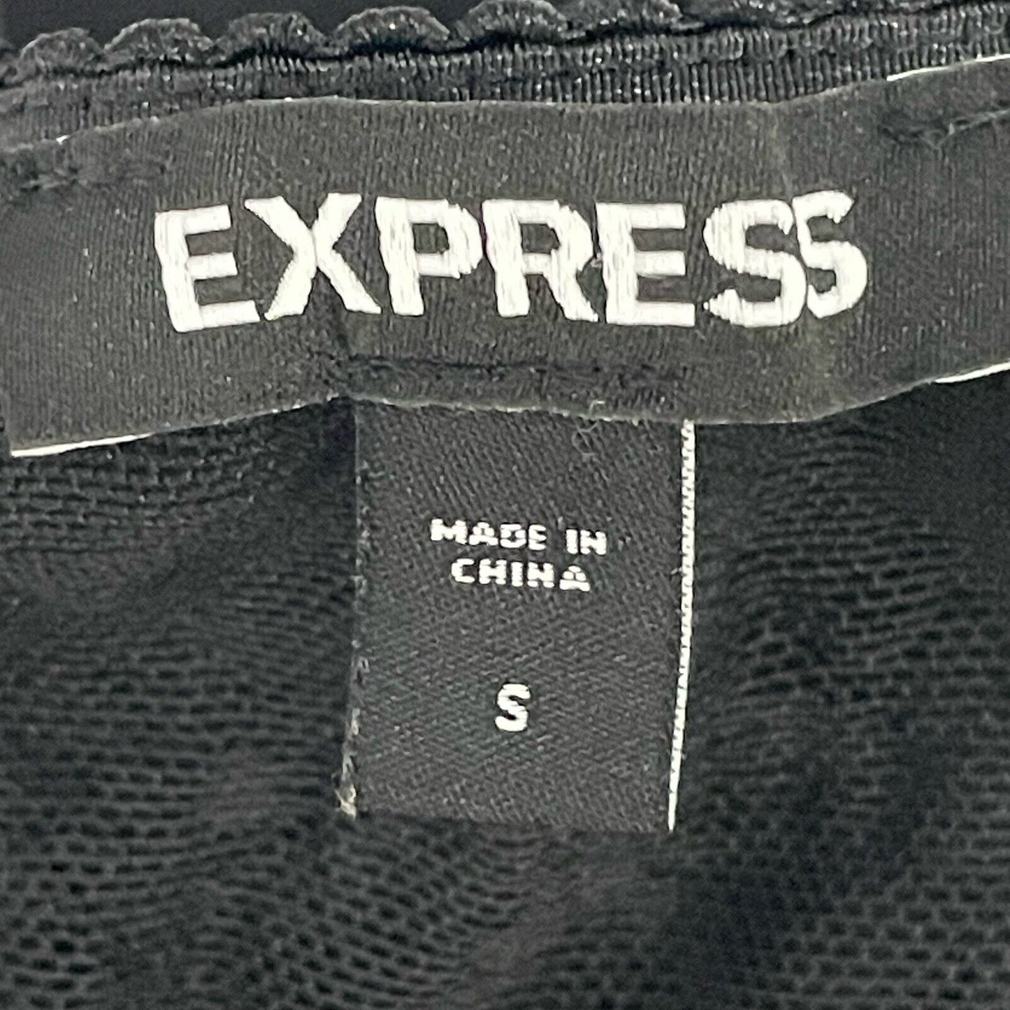 Express Black Lace Underwire Padded Strappy Boned Bustier Bra Size Small S