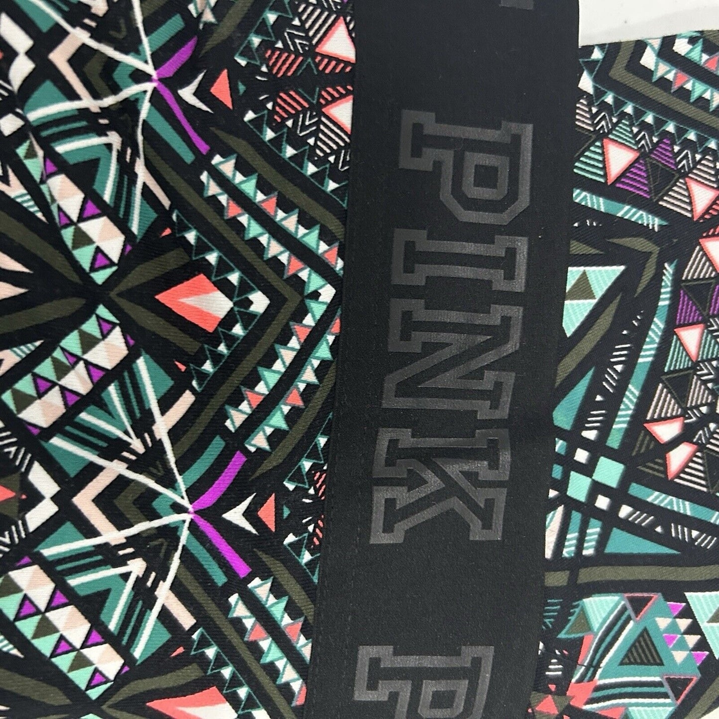 Victoria’s Secret Pink Ultimate Multicolor Abstract Capri Legging Size S (26X17)
