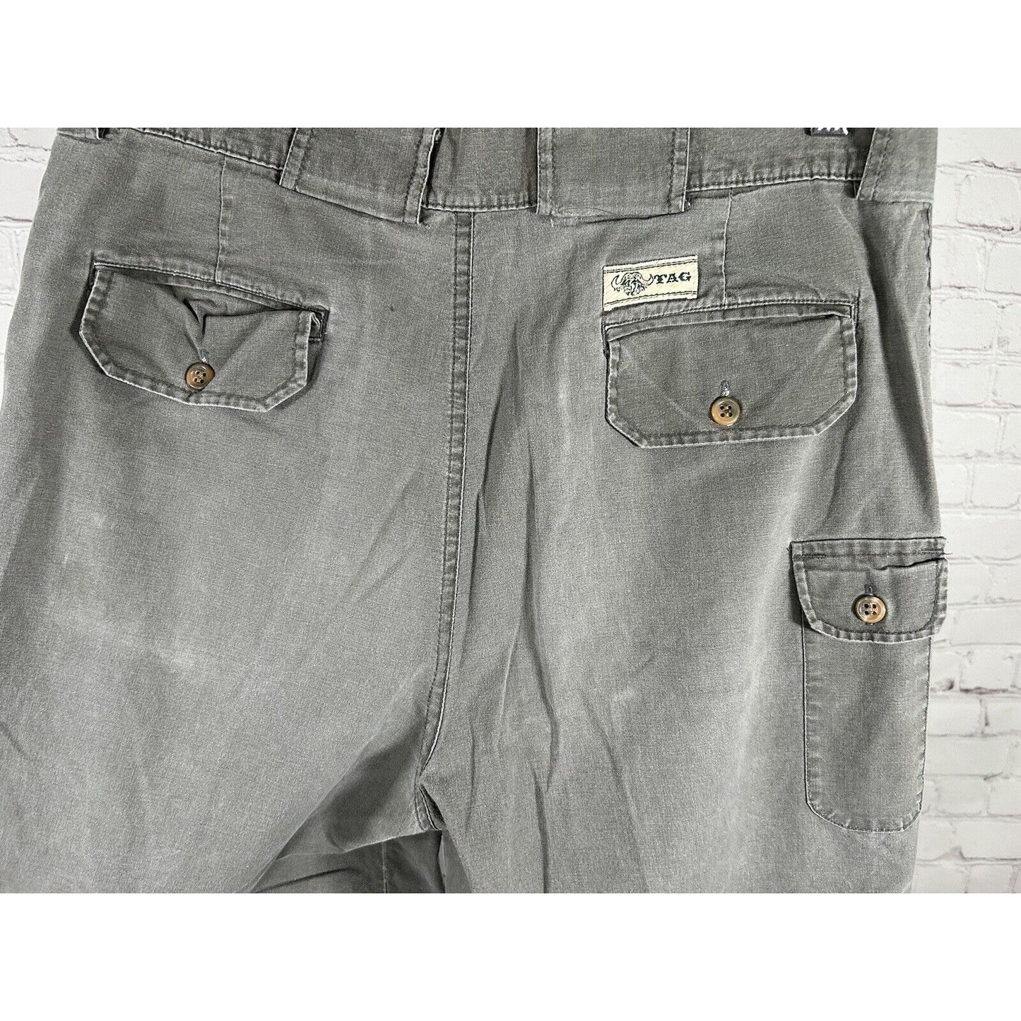 TAG Safari Travel Clothing High Rise Zip Off Leg Women’s Cargo Pants (32 x 31)